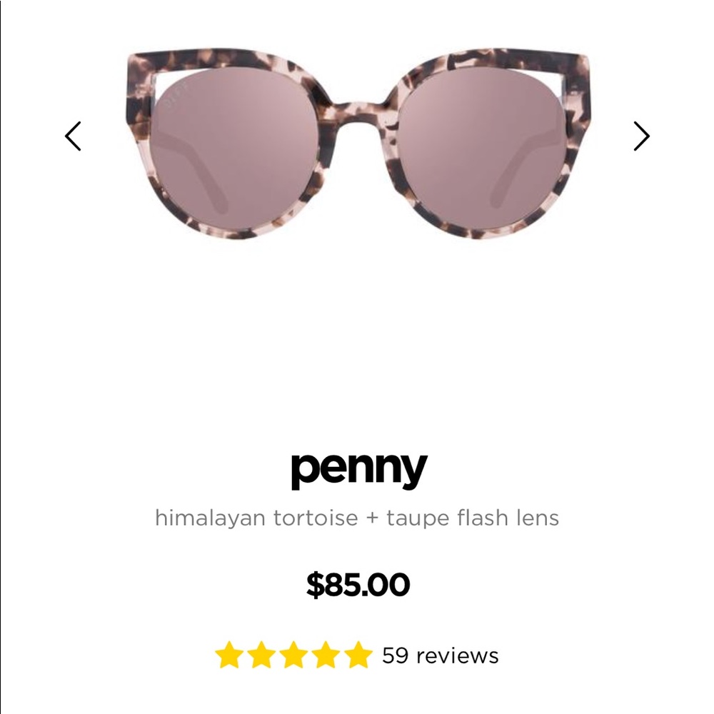 Himalayan Tort Frame Sunglasses by DIFF